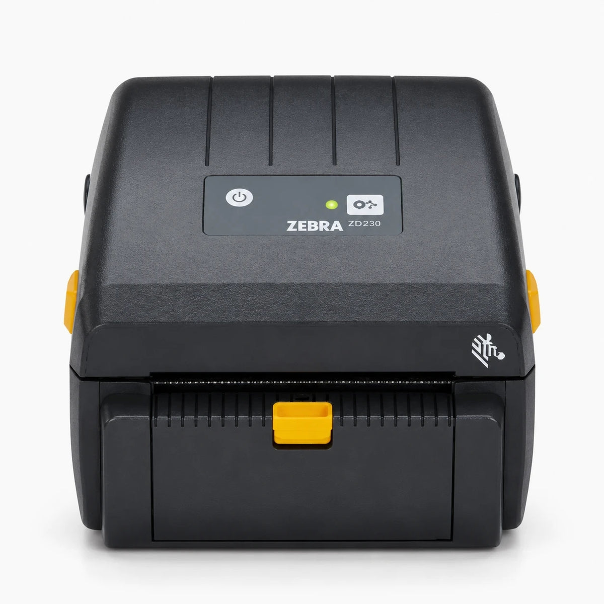 Zebra ZD230 thermal label printer - front view