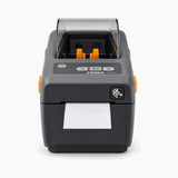 Zebra ZD410 thermal label printer, front view