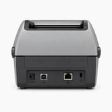 Zebra ZD620 thermal label printer, rear view