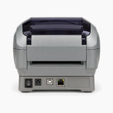 Zebra ZP-450 label printer, rear view