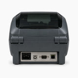 Zebra ZP-500 Plus label printer, rear view